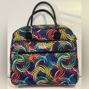Chocolat New York Blu Colorful Swirl Laptop Bag